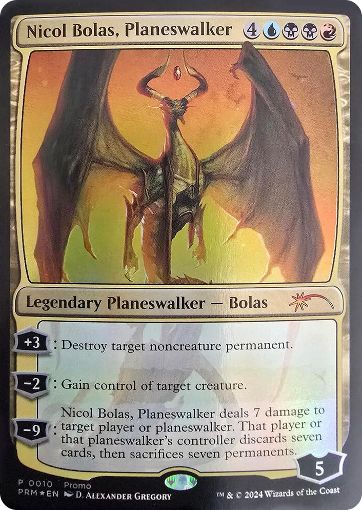 0010 Nicol Bolas, Planeswalker P Unique and Miscellaneous Promos