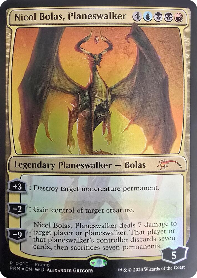 0010 Nicol Bolas, Planeswalker P Unique and Miscellaneous Promos