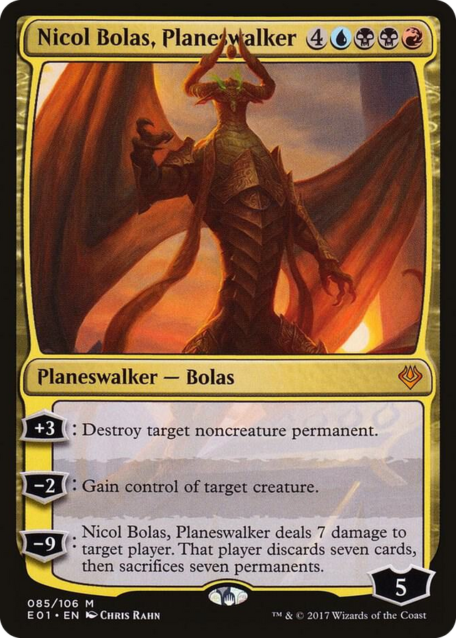 0085 Nicol Bolas, Planeswalker M Archenemy: Nicol Bolas