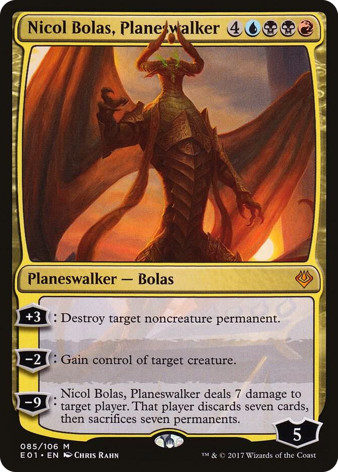 Nicol Bolas, Planeswalker #85 M - Archenemy: Nicol Bolas Pokemon card