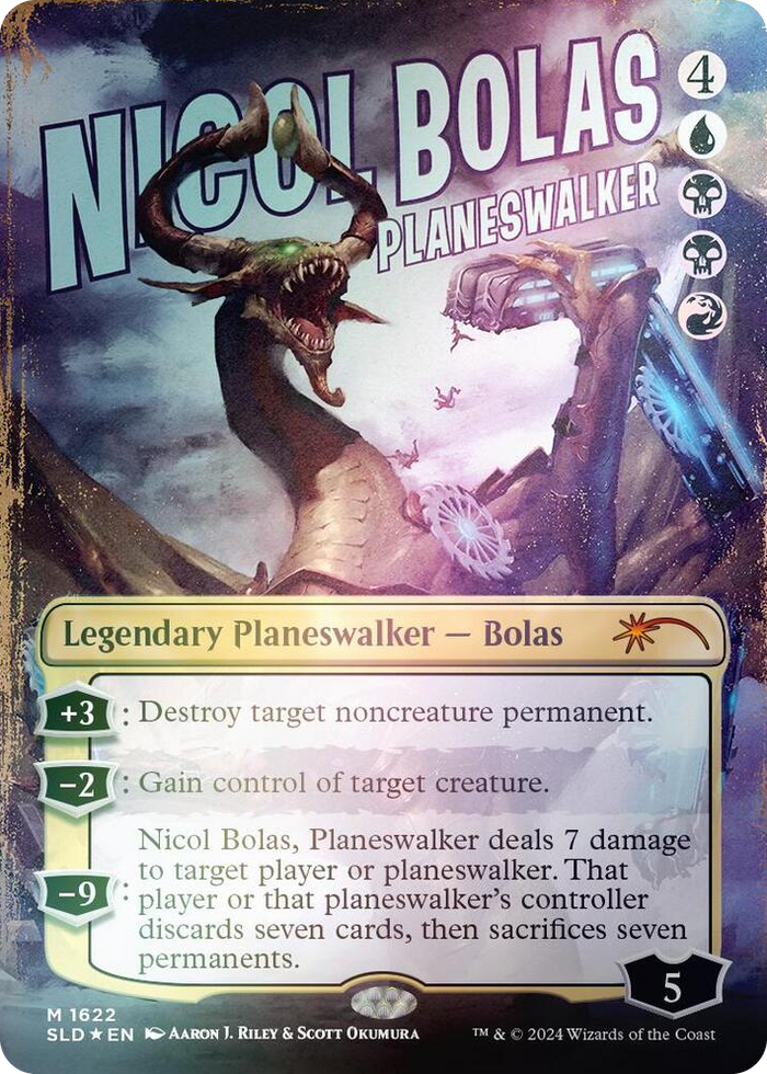 Nicol Bolas, Planeswalker (Rainbow Foil) #1622 M - Secret Lair Drop Series Pokemon card