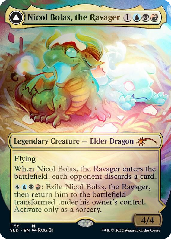 1158 Nicol Bolas, the Ravager M Secret Lair Drop Series