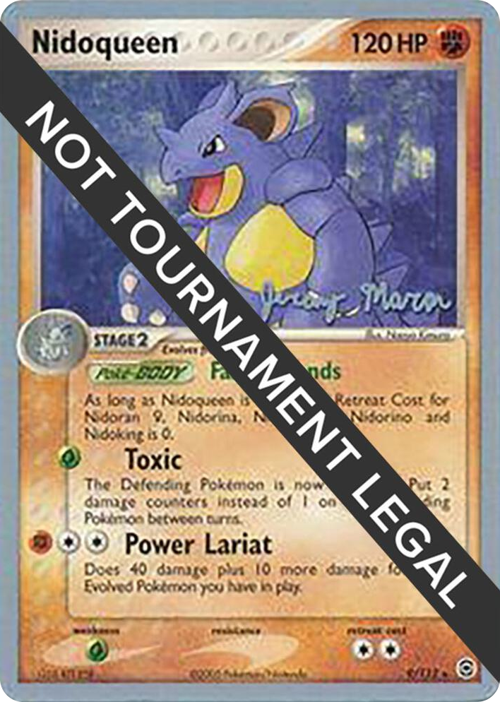 0009 Nidoqueen - 2005 (Jeremy Maron) Rare World Championship Decks