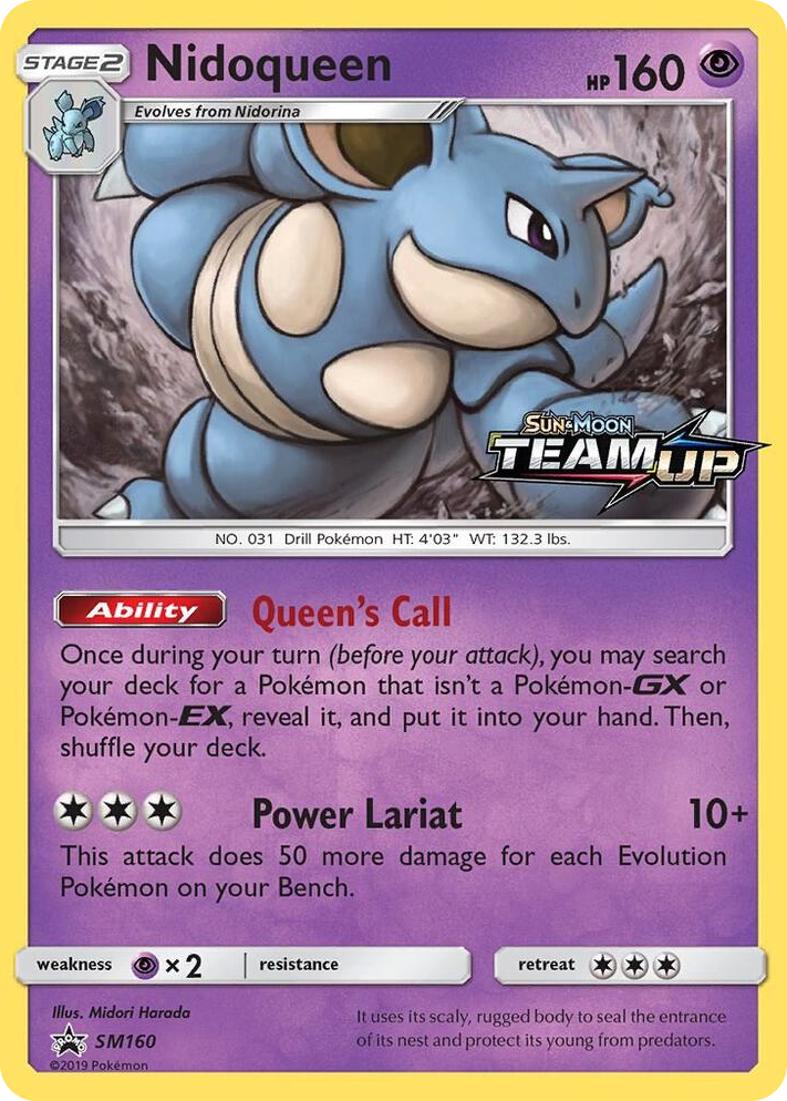 SM160 Nidoqueen - SM160 (Prerelease) Promo SM Promos