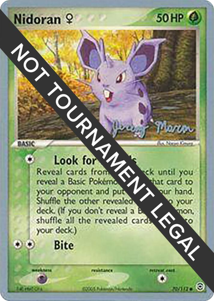 0070 Nidoran F - 2005 (Jeremy Maron) Common World Championship Decks