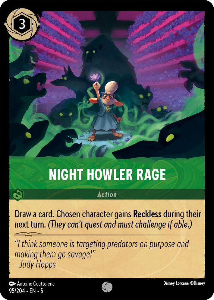 0095 Night Howler Rage Common Shimmering Skies