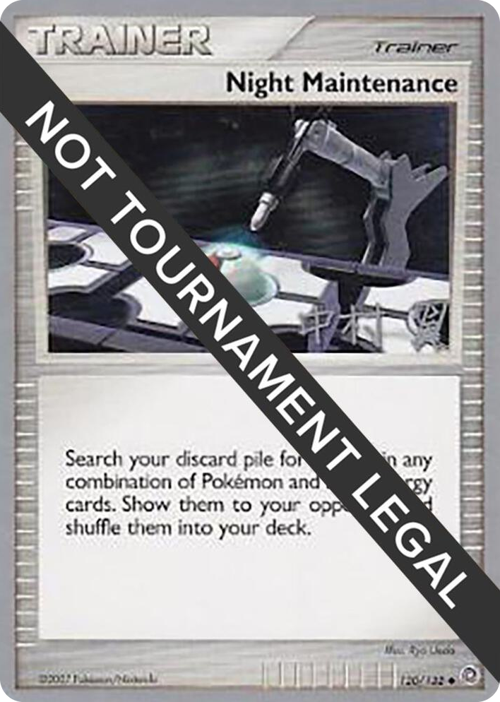 0120 Night Maintenance - 2009 (Tsubasa Nakamura) Uncommon World Championship Decks
