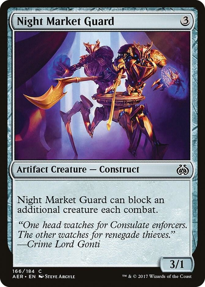 Night Market Guard #166 C - Aether Revolt Pokemon card