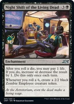 0081 Night Shift of the Living Dead U Unfinity