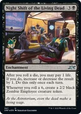 0367 Night Shift of the Living Dead (Galaxy Foil) U Unfinity