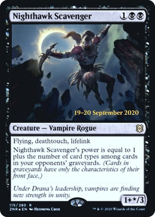 0115 Nighthawk Scavenger R Prerelease Cards