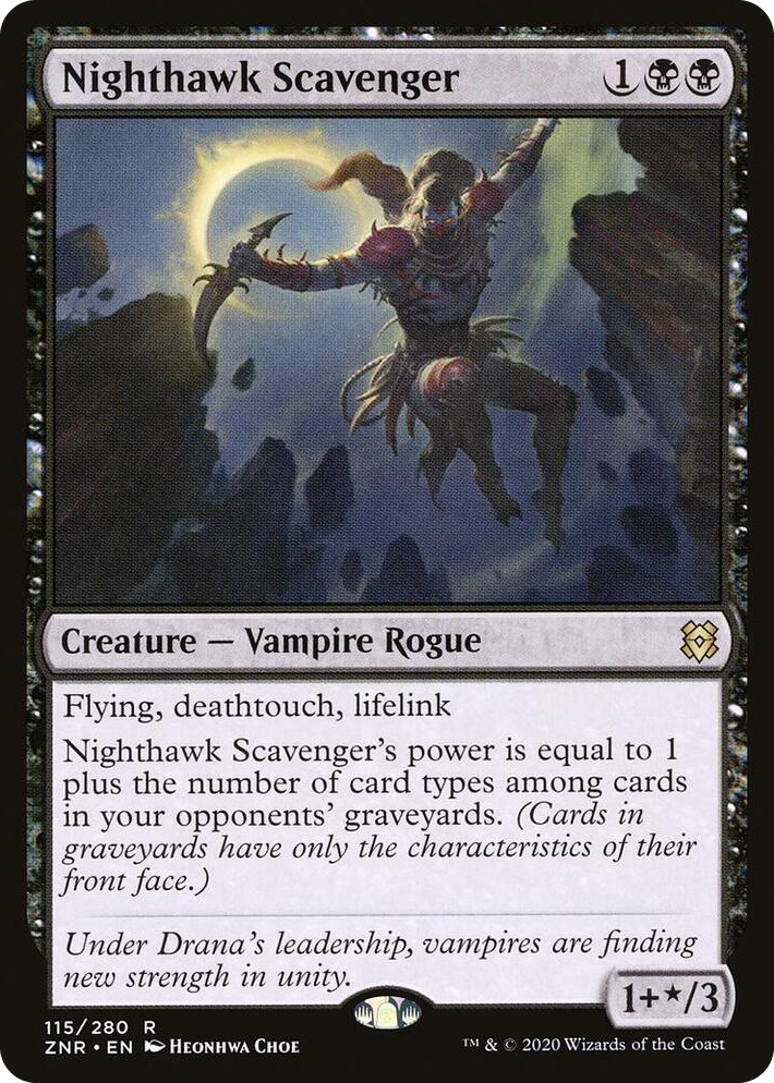 0115 Nighthawk Scavenger R Zendikar Rising