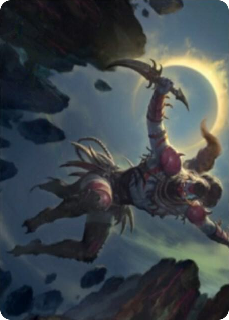 0058 Nighthawk Scavenger Art Card S Art Series: Zendikar Rising