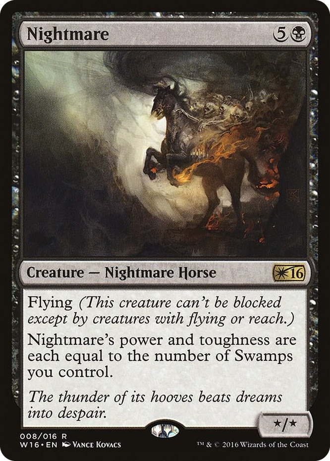 Nightmare #8 R - Welcome Deck 2016 Pokemon card