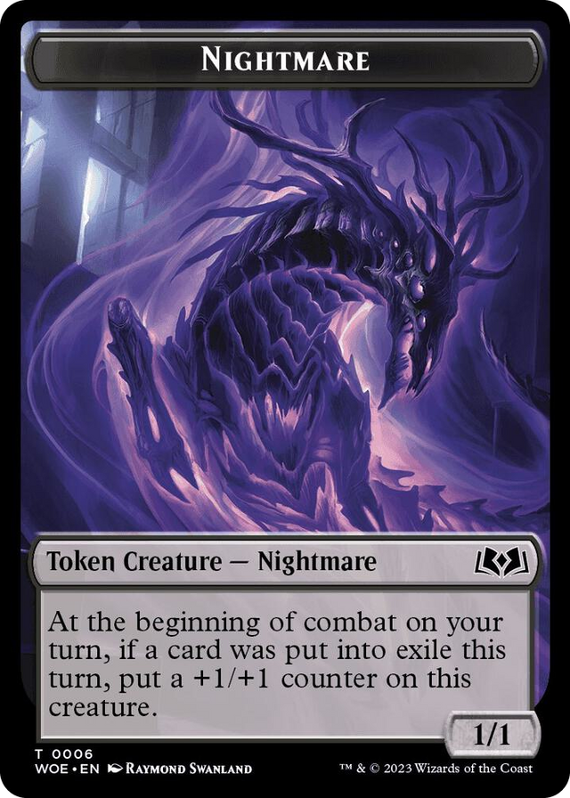 0006 Nightmare Token T Wilds of Eldraine