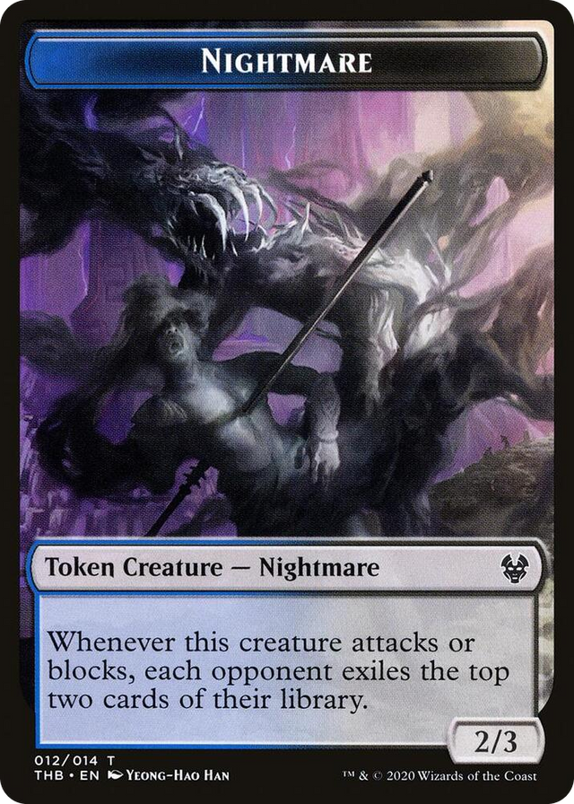 0012 Nightmare Token T Theros Beyond Death