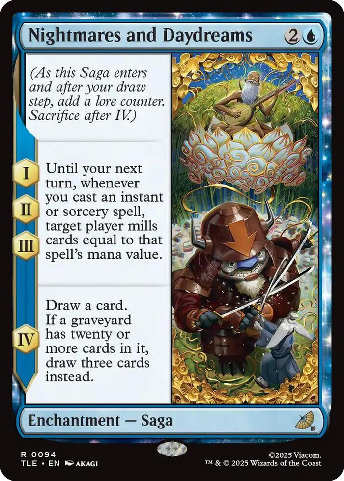 Nightmares and Daydreams #94 R - The Last Airbender: Eternal-Legal Pokemon card