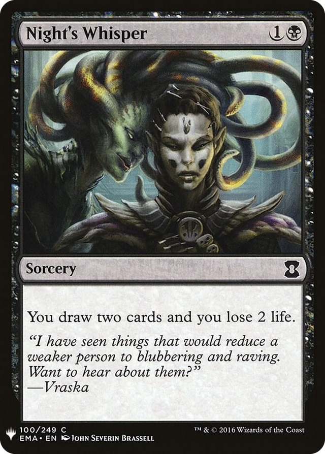 0100 Night's Whisper C The List Reprints
