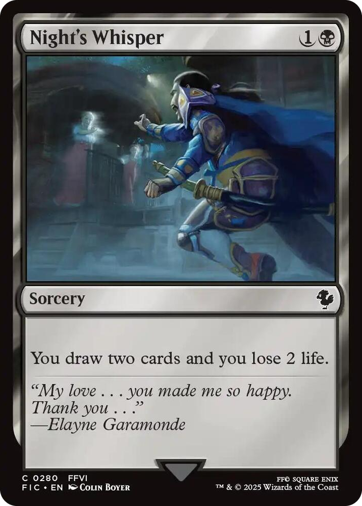 0280 Night's Whisper C Commander: FINAL FANTASY
