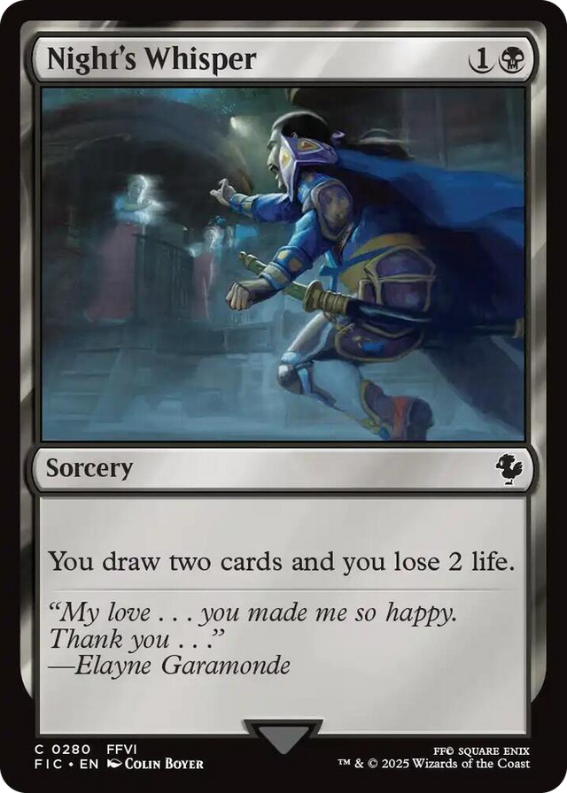 0280 Night's Whisper C Commander: FINAL FANTASY