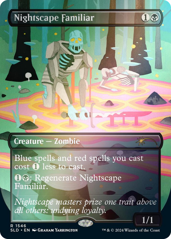 Nightscape Familiar (Rainbow Foil) #1546 R - Secret Lair Drop Series Pokemon card