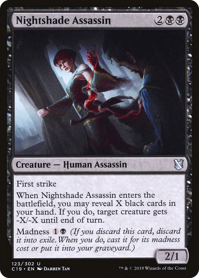 0123 Nightshade Assassin U Commander 2019