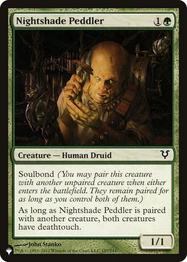 0187 Nightshade Peddler C The List Reprints