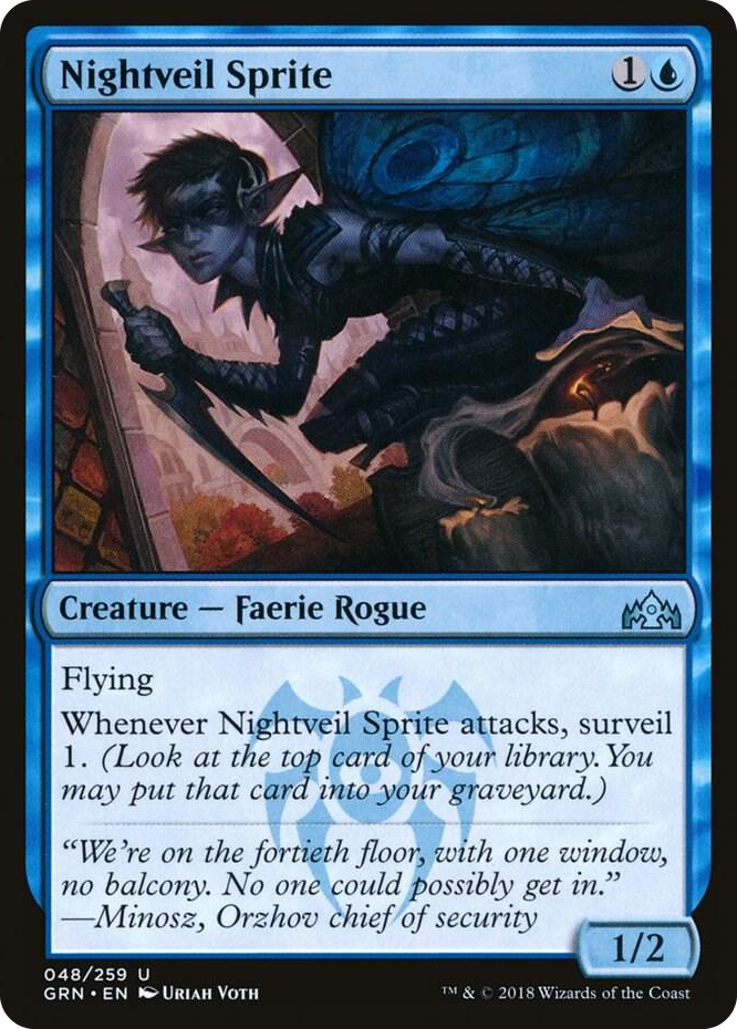 0048 Nightveil Sprite U Guilds of Ravnica