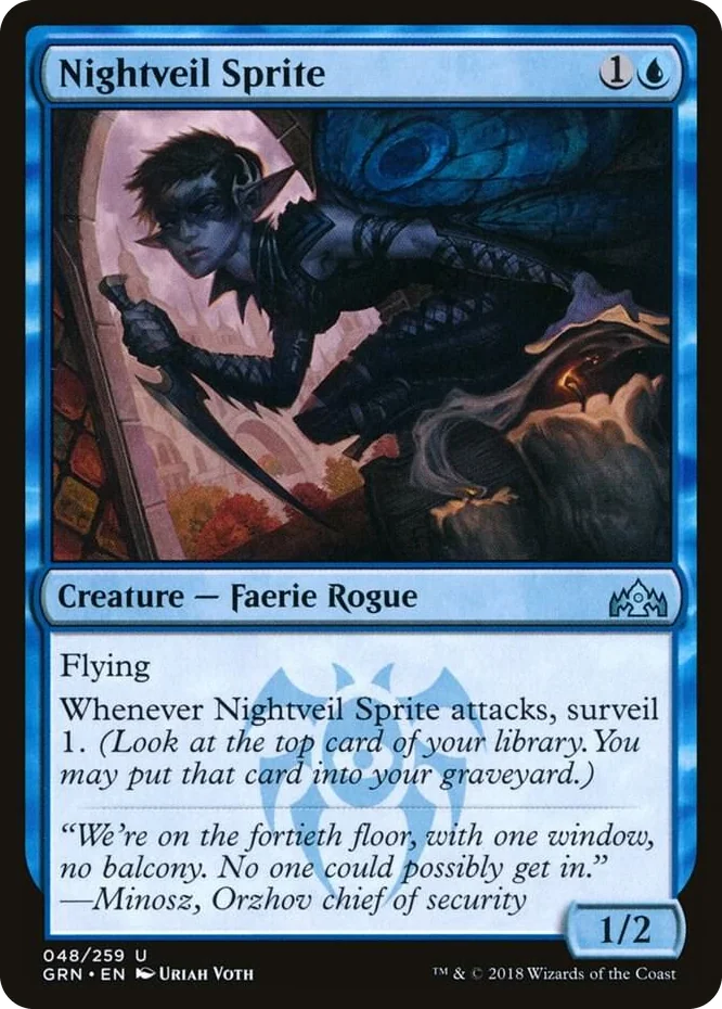 0048 Nightveil Sprite U Guilds of Ravnica
