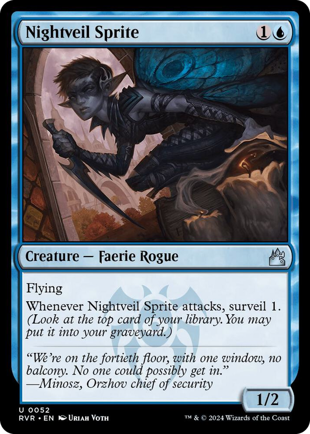 0052 Nightveil Sprite U Ravnica Remastered