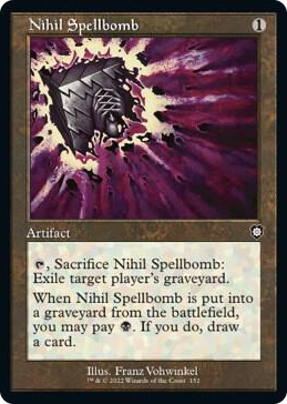 0152 Nihil Spellbomb (Retro Frame) C Commander: The Brothers' War