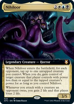0323 Nihiloor (Extended Art) M Commander: Adventures in the Forgotten Realms