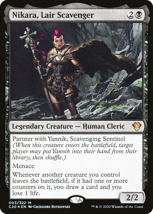 0003 Nikara, Lair Scavenger M Commander 2020