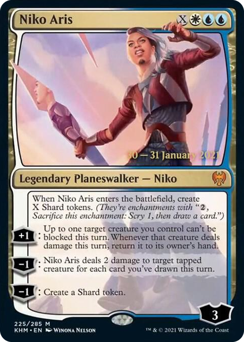 Niko Aris #225 M - Prerelease Cards Pokemon card