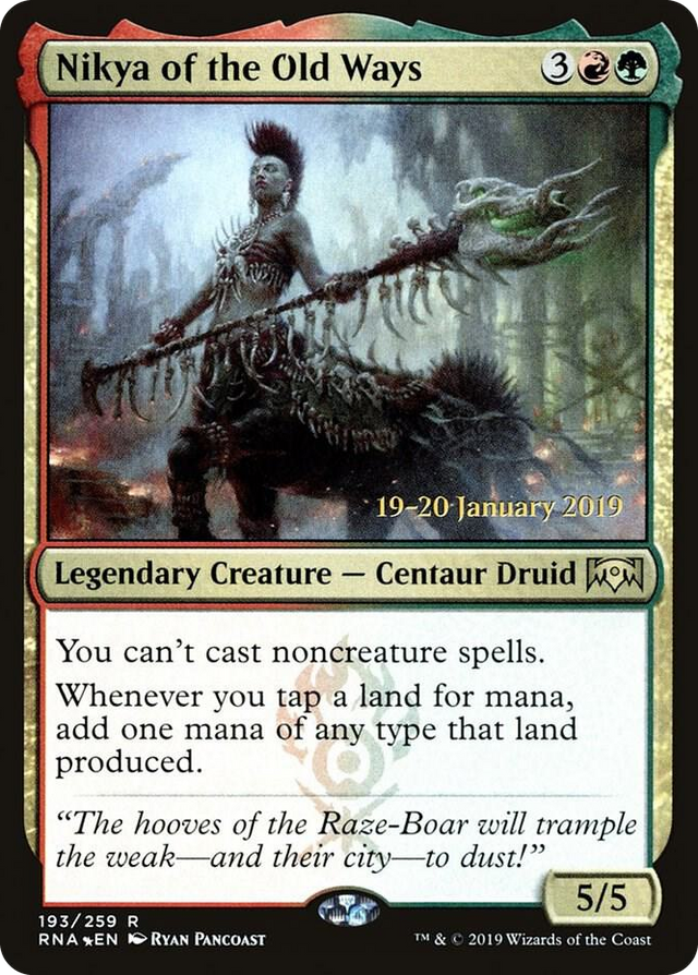 0193 Nikya of the Old Ways R Prerelease Cards