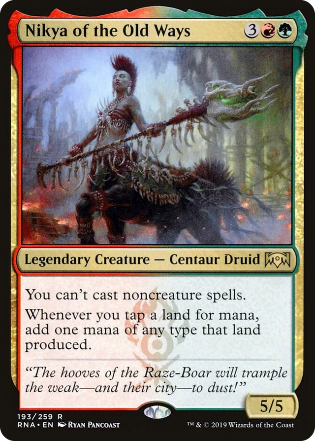 0193 Nikya of the Old Ways R Ravnica Allegiance