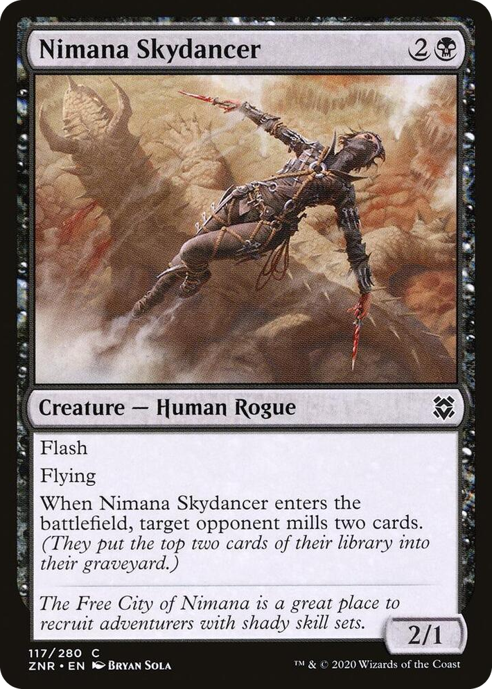 0117 Nimana Skydancer C Zendikar Rising