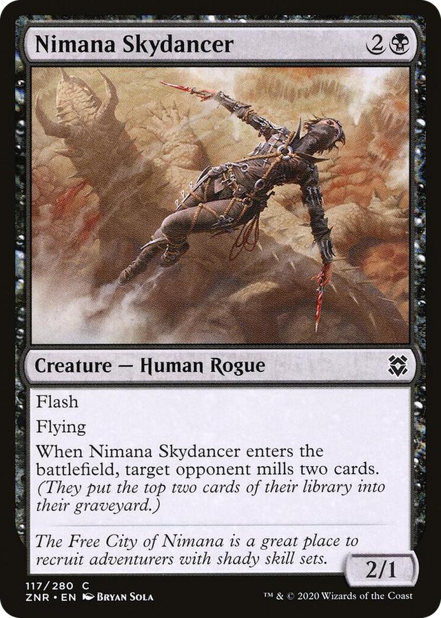 0117 Nimana Skydancer C Zendikar Rising