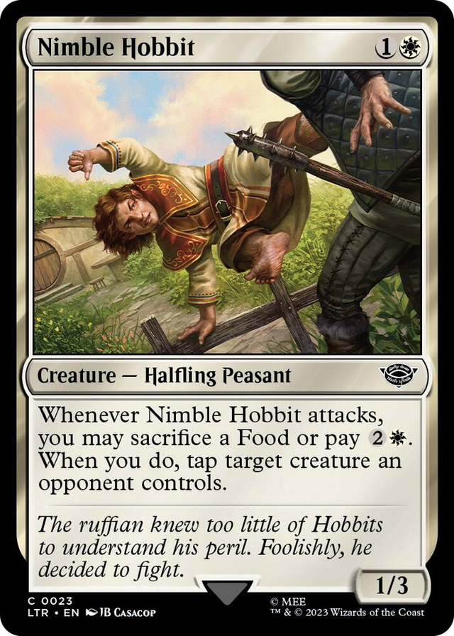 0023 Nimble Hobbit C Universes Beyond: The Lord of the Rings: Tales of Middle-earth