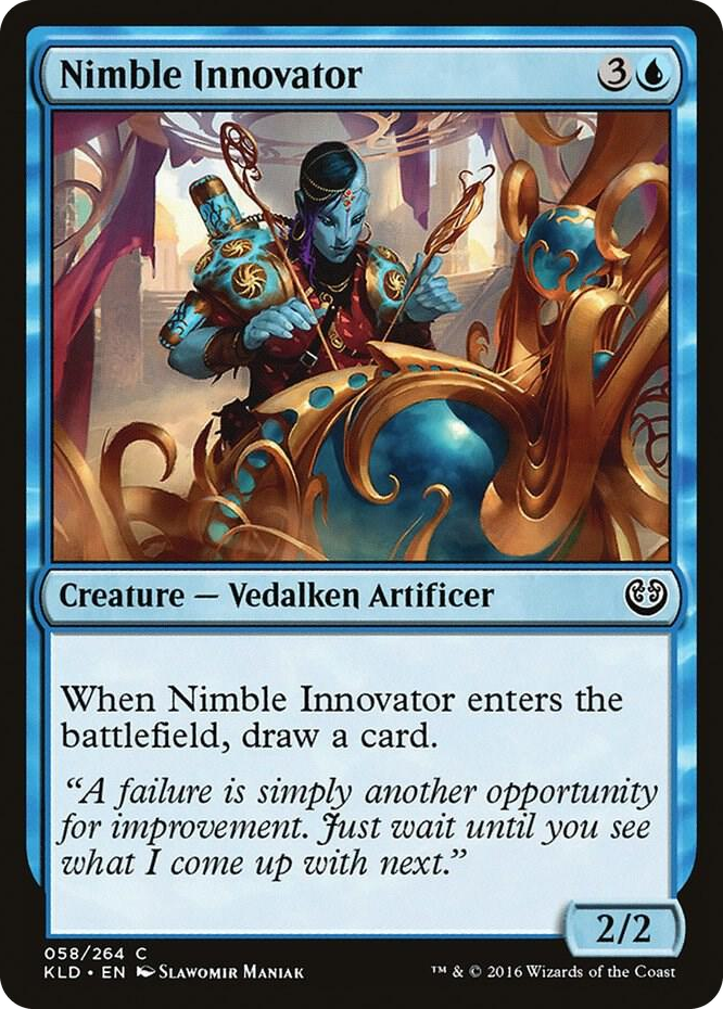 Nimble Innovator #58 C - Kaladesh Pokemon card