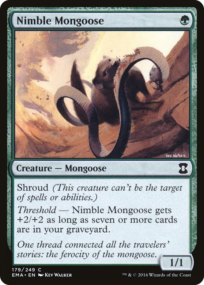 Nimble Mongoose #179 C - Eternal Masters Pokemon card