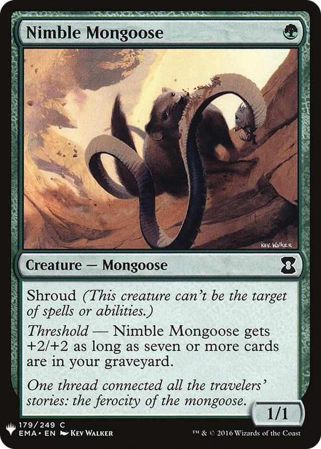 0179 Nimble Mongoose C The List Reprints