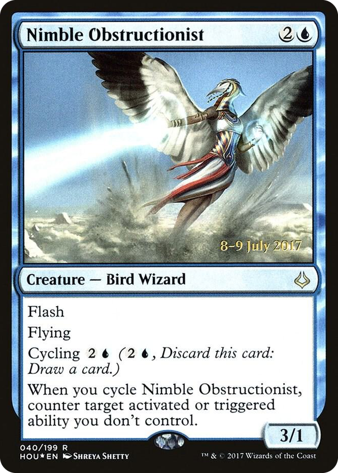 0040 Nimble Obstructionist R Prerelease Cards