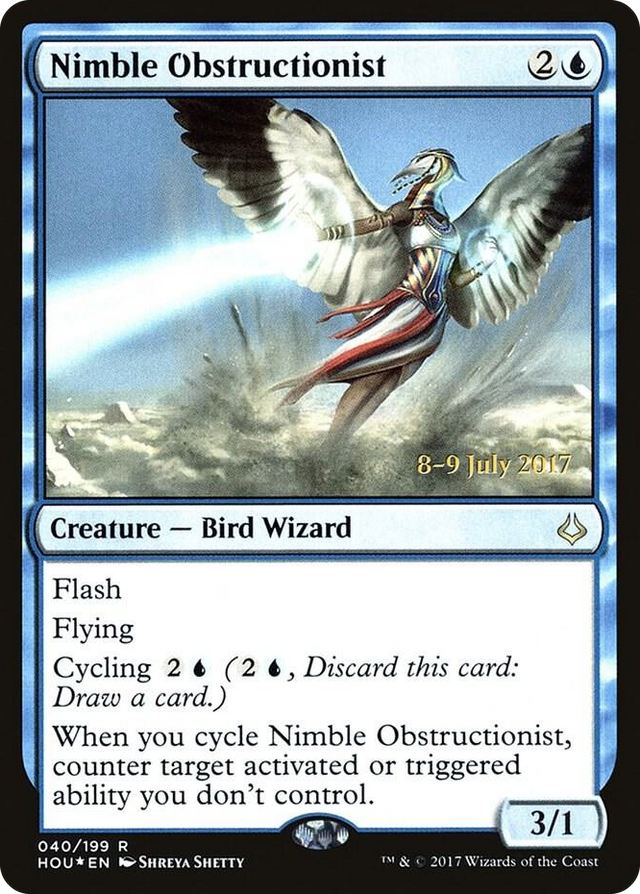 0040 Nimble Obstructionist R Prerelease Cards