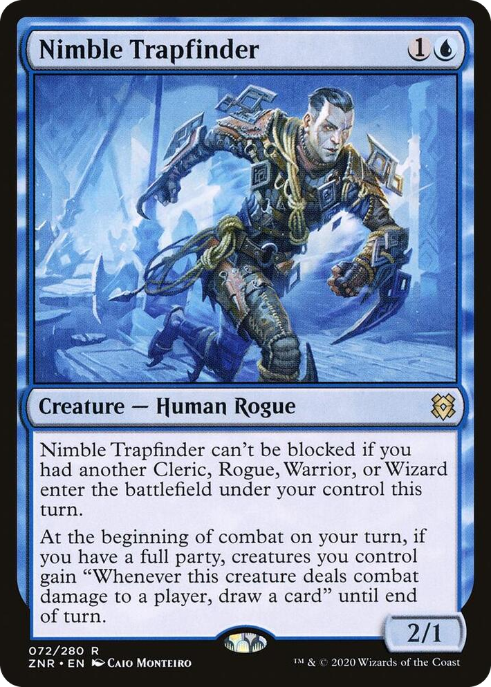 0072 Nimble Trapfinder R Zendikar Rising