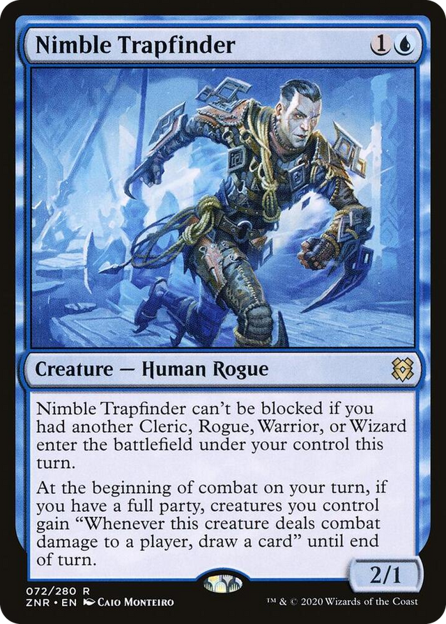0072 Nimble Trapfinder R Zendikar Rising