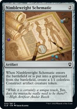 0330 Nimblewright Schematic C Commander Legends: Battle for Baldur's Gate