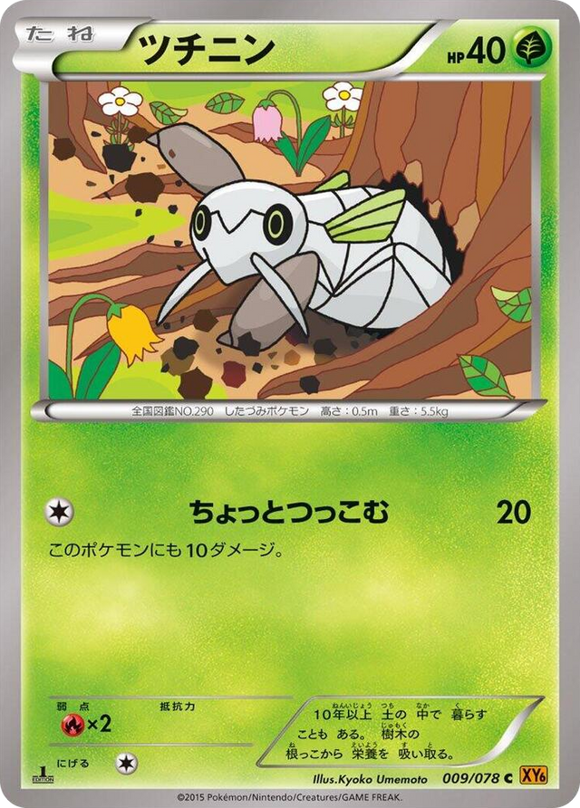 0009 Nincada Common Emerald Break