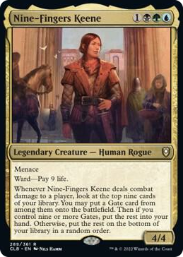 0289 Nine-Fingers Keene R Commander Legends: Battle for Baldur's Gate