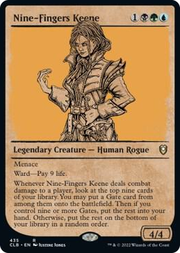 0435 Nine-Fingers Keene (Showcase) R Commander Legends: Battle for Baldur's Gate